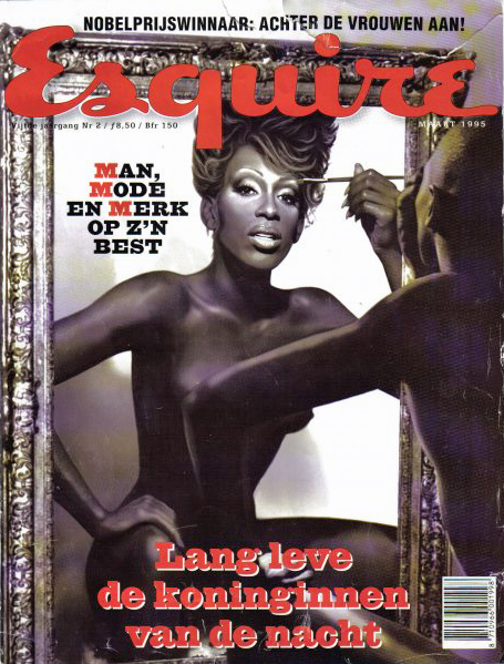 Nickie Nicole op de cover van het tijdschrift Esquire