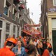 Dutch street party in Korte Reguliersdwarsstraat