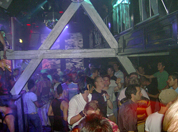 The dancefloor of club Exit in 2007