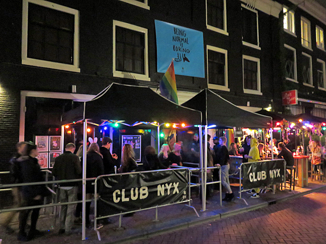 Club NYX in de Reguliersdwarsstraat