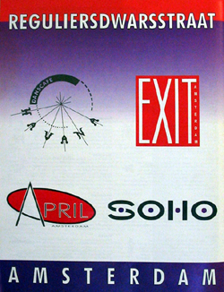 Advertentie van Havana, Exit, April en Soho uit 2000